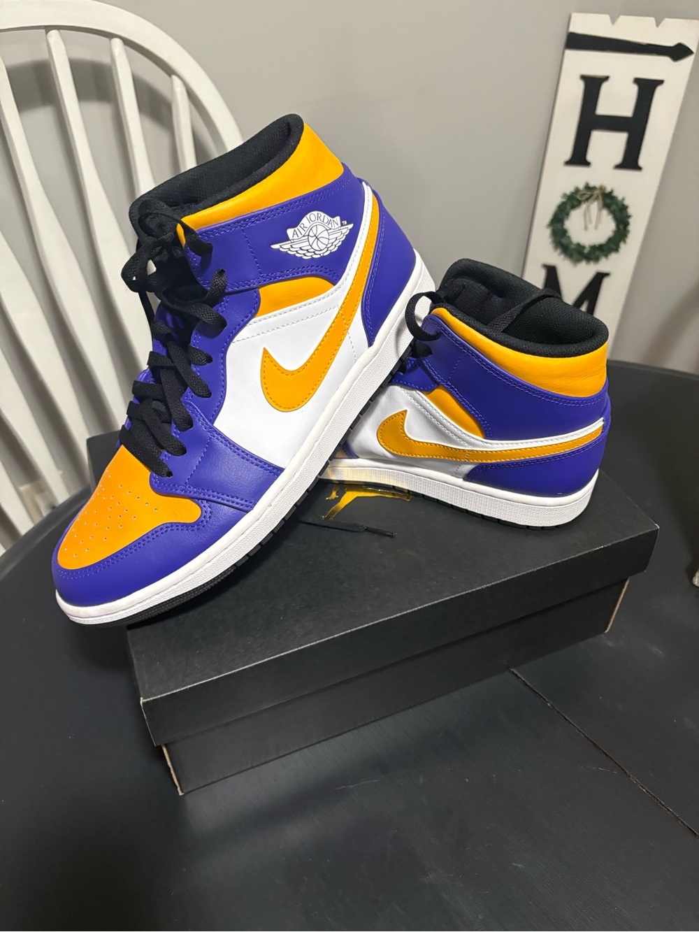 Air Jordan 1 mid - Lakers
